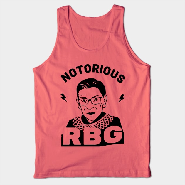 Ruth Bader Ginsburg Tank Top by Djokolelono